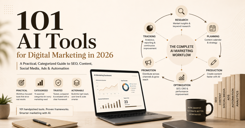 AI tools for digital marketing guide