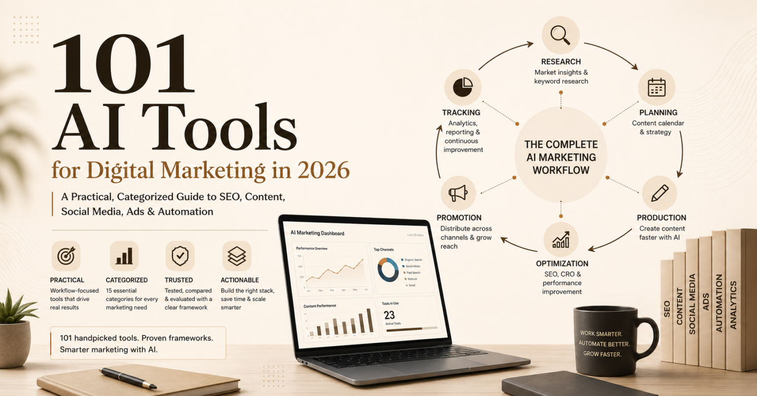 AI tools for digital marketing guide