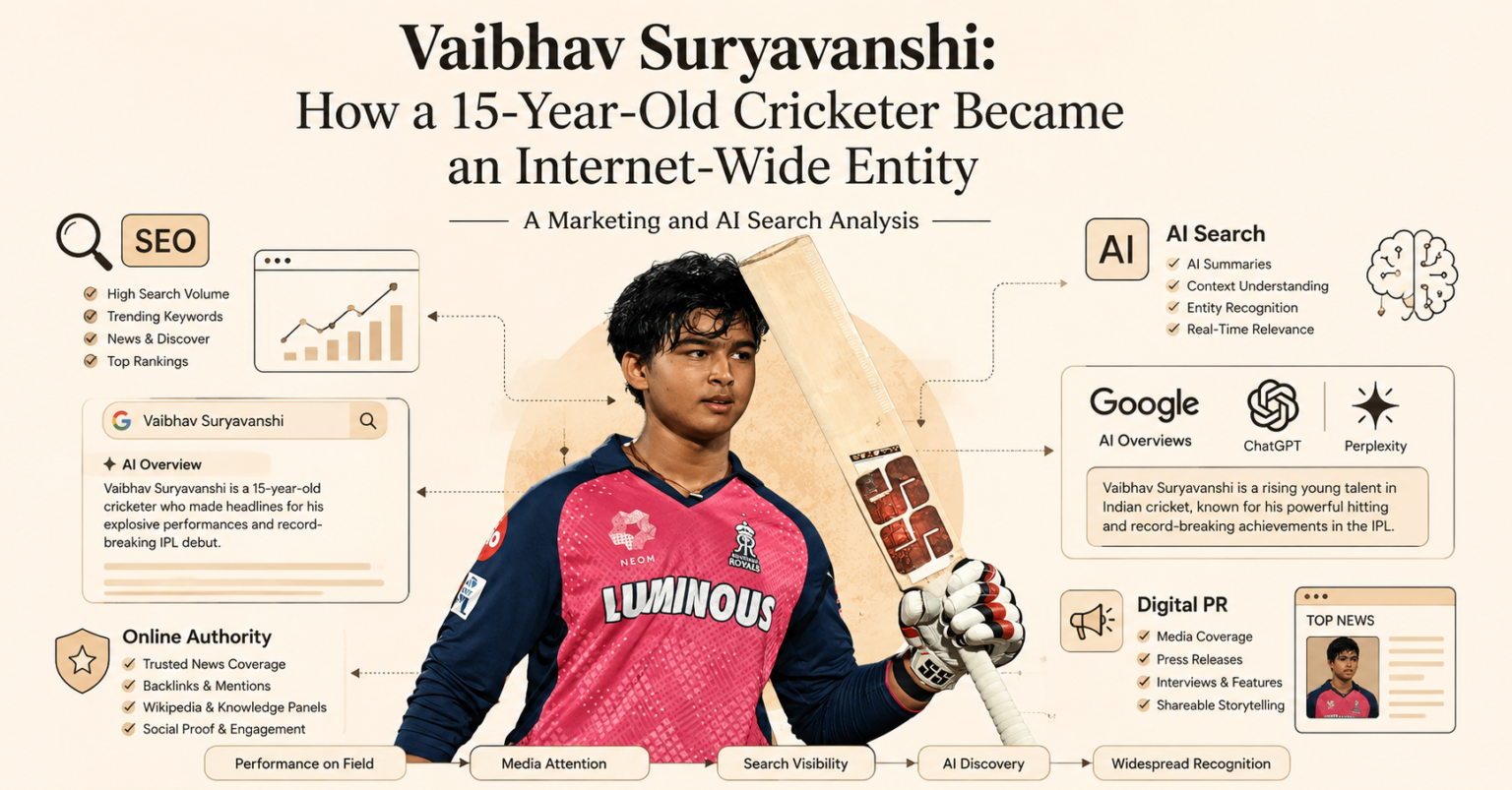 Vaibhav Suryavanshi: Cricketer meets digital world